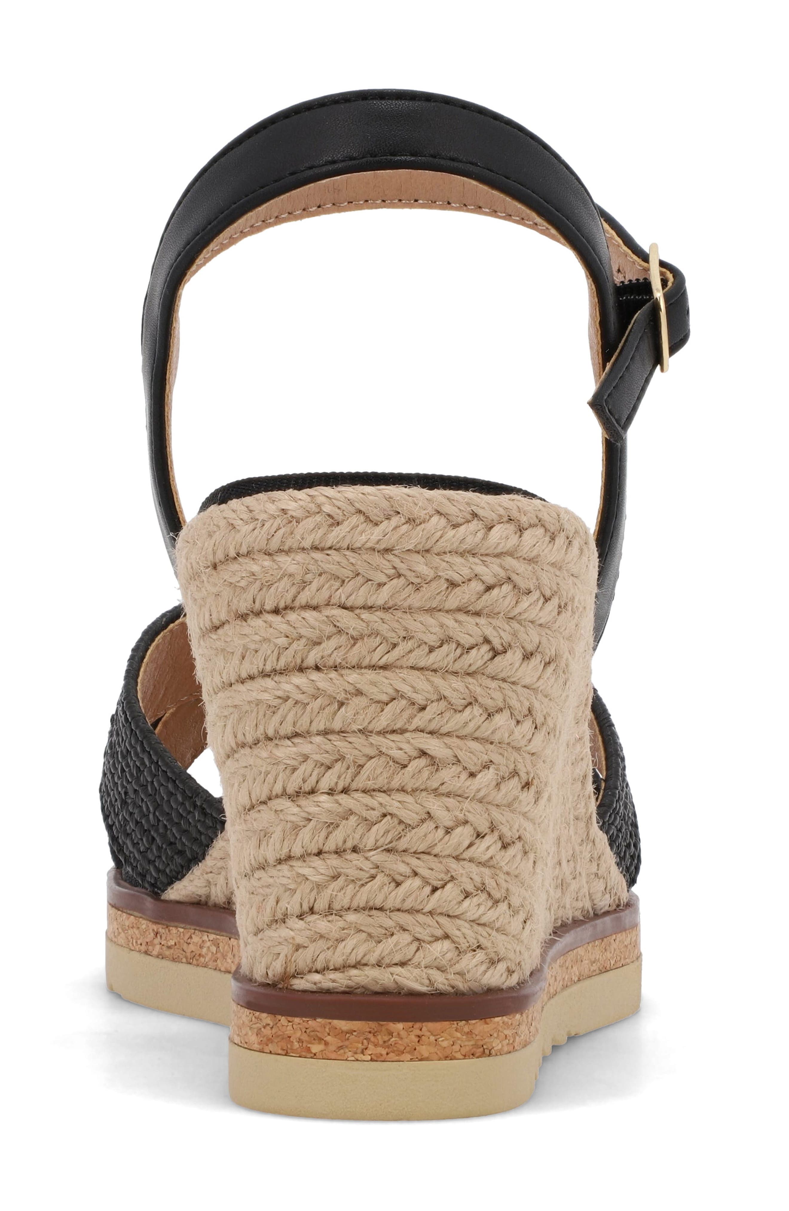 MIA AMORE Allisha Espadrille Wedge Sandal