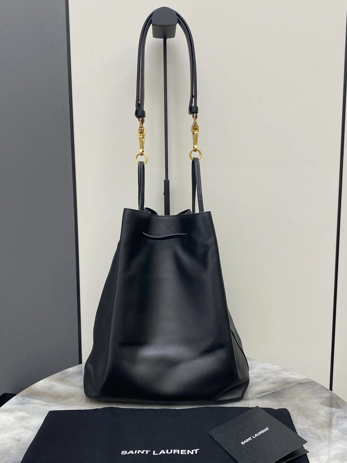 Saint Laurent Lambskin Bucket Bag product photo from LabelPicks