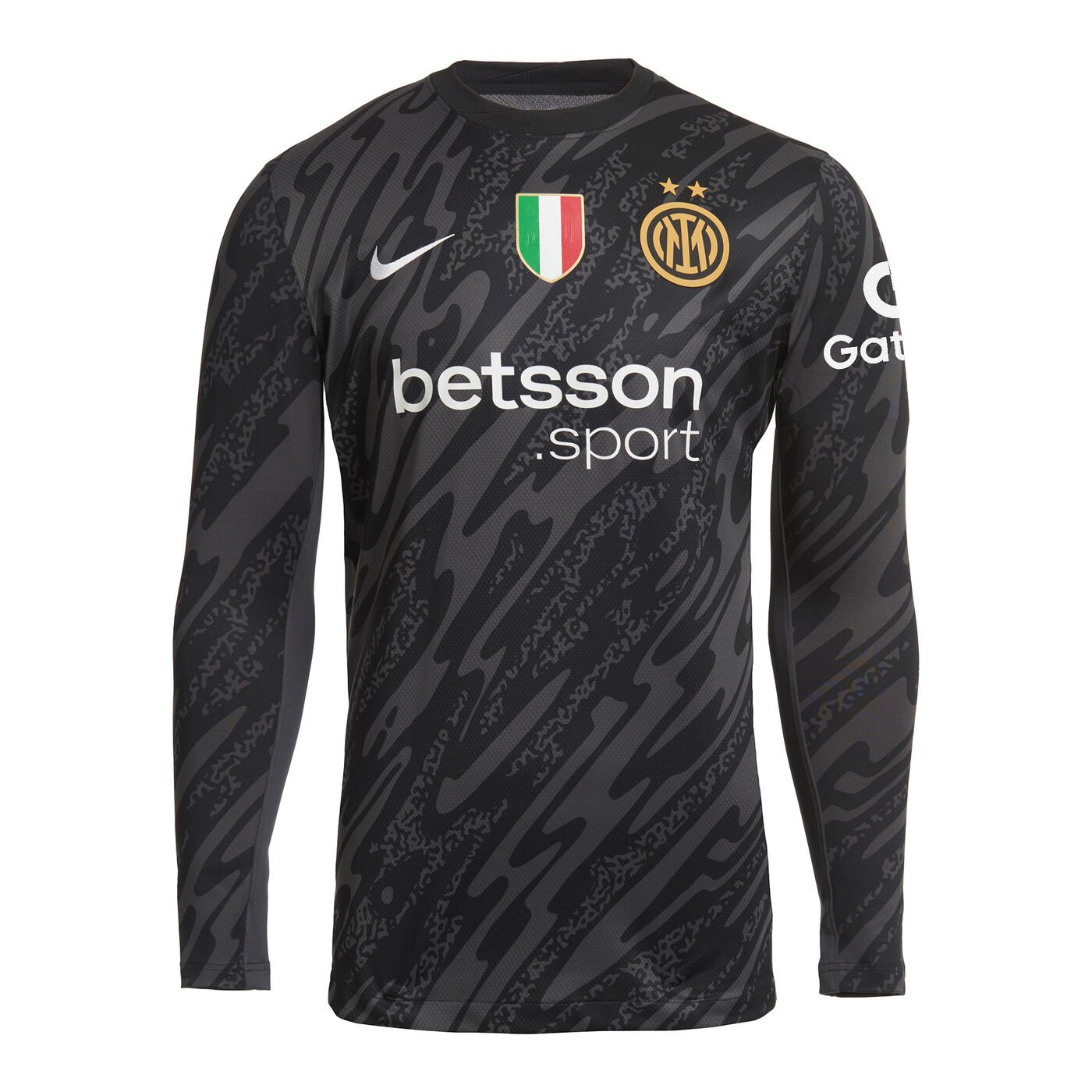 Inter Milan Nike 2024/25 Home Long Sleeve Goalkeeper Replica Jersey - Blue