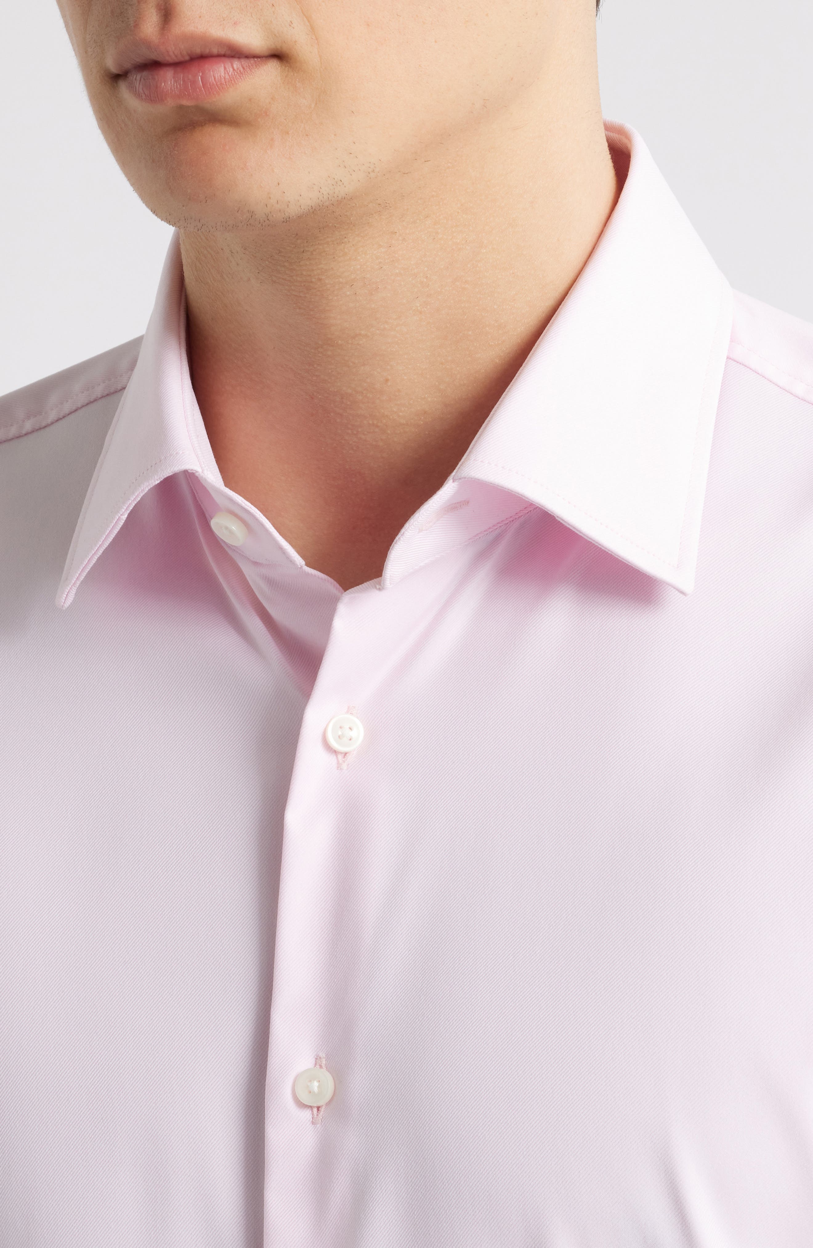 BOSS Hank Kent Performance Twill Dress Shirt