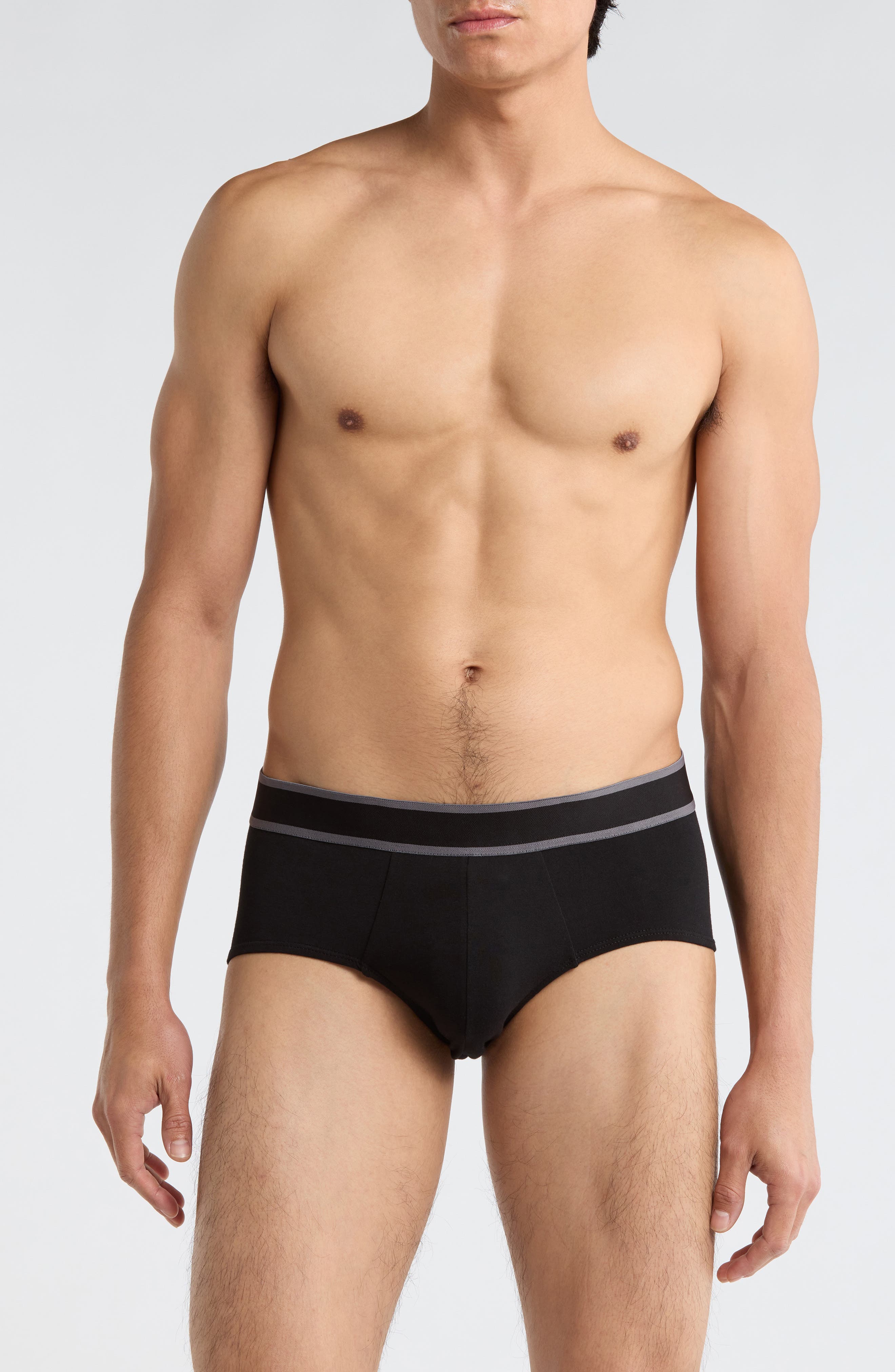 NORDSTROM RACK 5-Pack Modern Cut Stretch Cotton Briefs