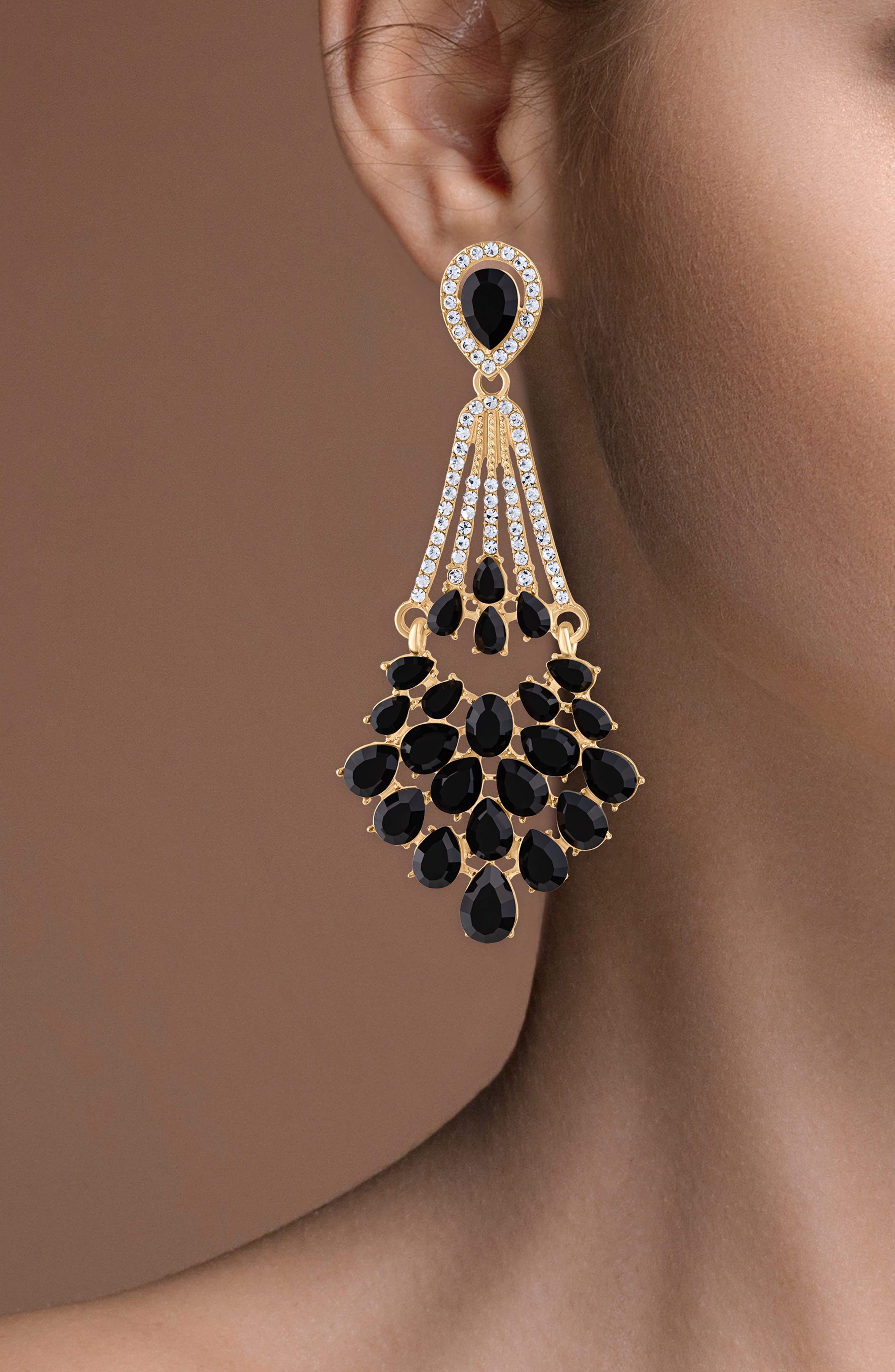 JARDIN Crystal Statement Drop Earrings (Nordstrom Exclusive)