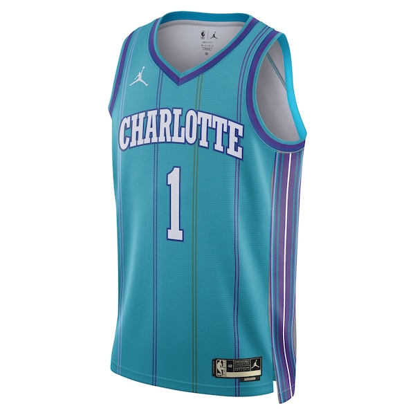 LaMelo Ball Charlotte Hornets Jordan Brand Unisex 2023/24 Swingman Replica Jersey - Classic Edition - Teal
