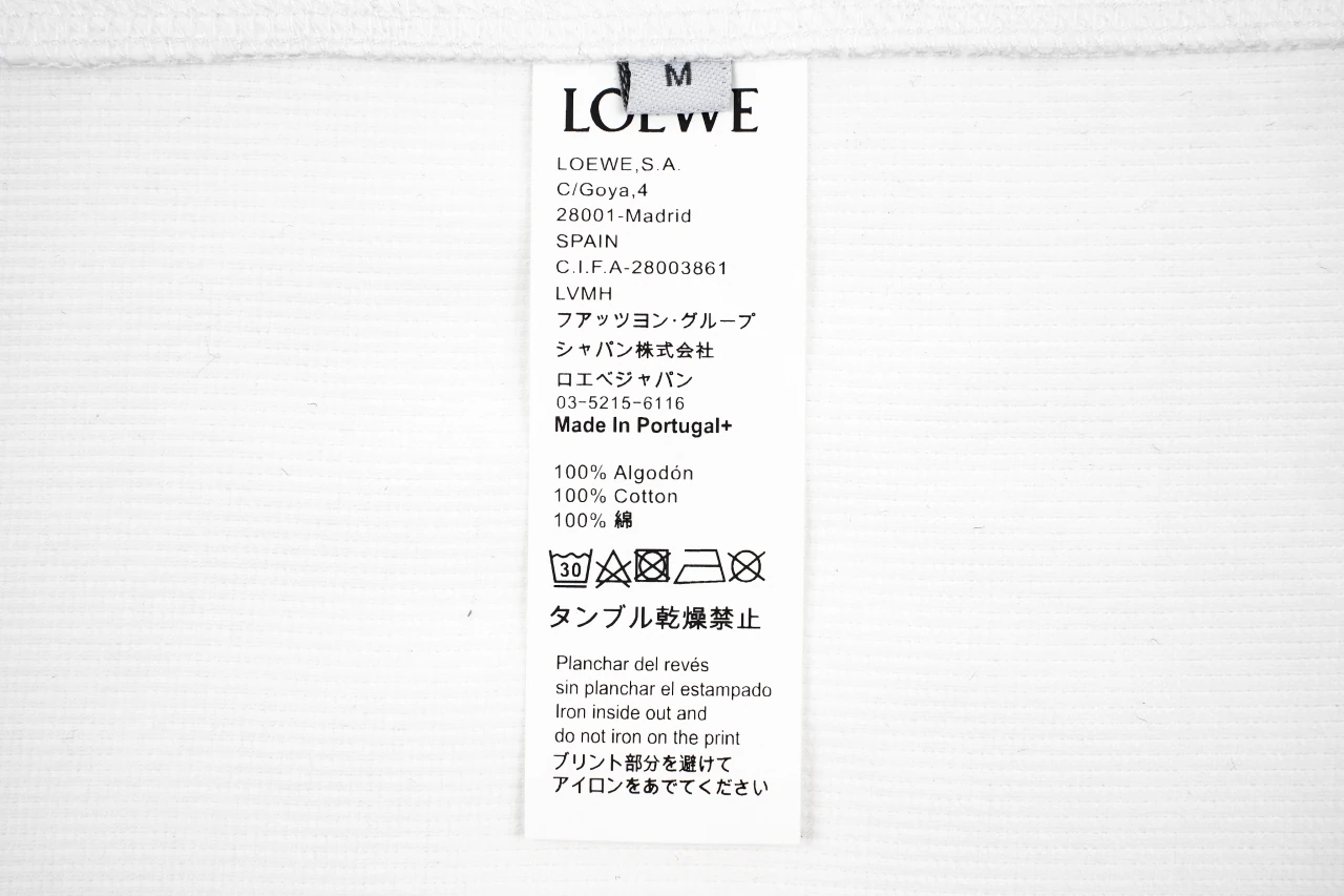 LOEWE White Ribbed Anagram Long Sleeve Top product photo from LabelPicks