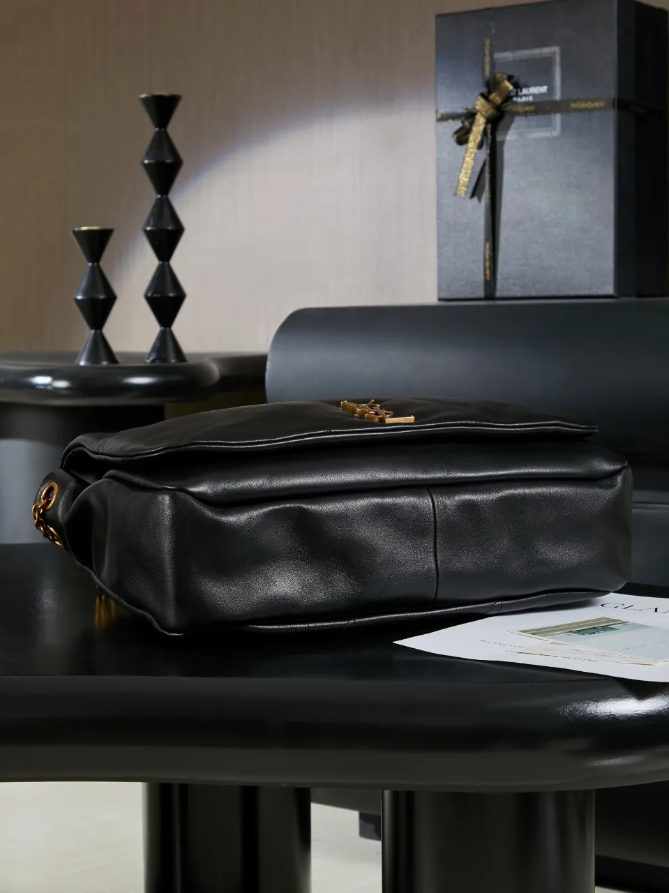 Saint Laurent Lambskin Jamie Shoulder Bag product photo from LabelPicks