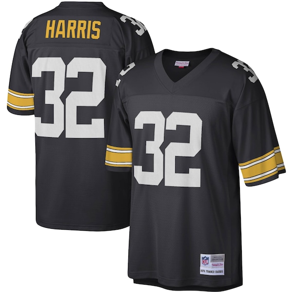 Franco Harris Pittsburgh Steelers Legacy Replica Jersey - Black/White