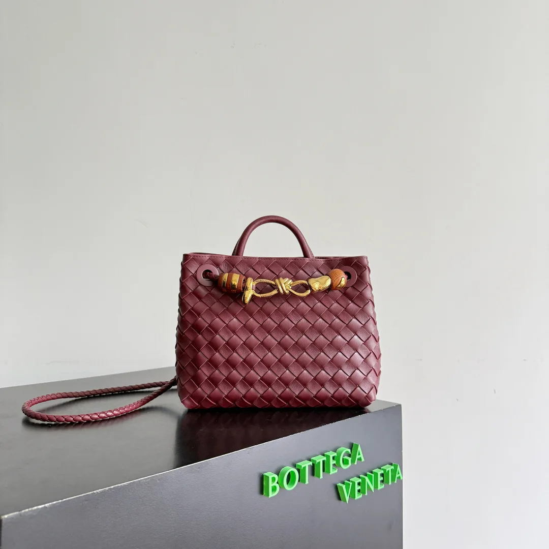 Bottega Veneta Andiamo Intrecciato Woven Leather Top Handle Bag product photo from LabelPicks