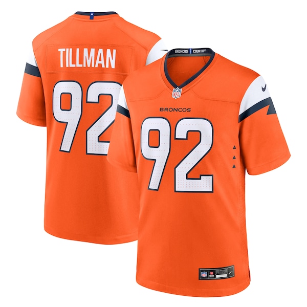 Dondrea Tillman Denver Broncos Nike Team Game Jersey -  Orange