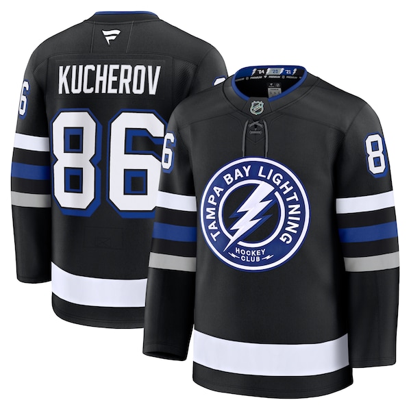 Nikita Kucherov Tampa Bay Lightning  Alternate Premium Jersey - Black/Blue