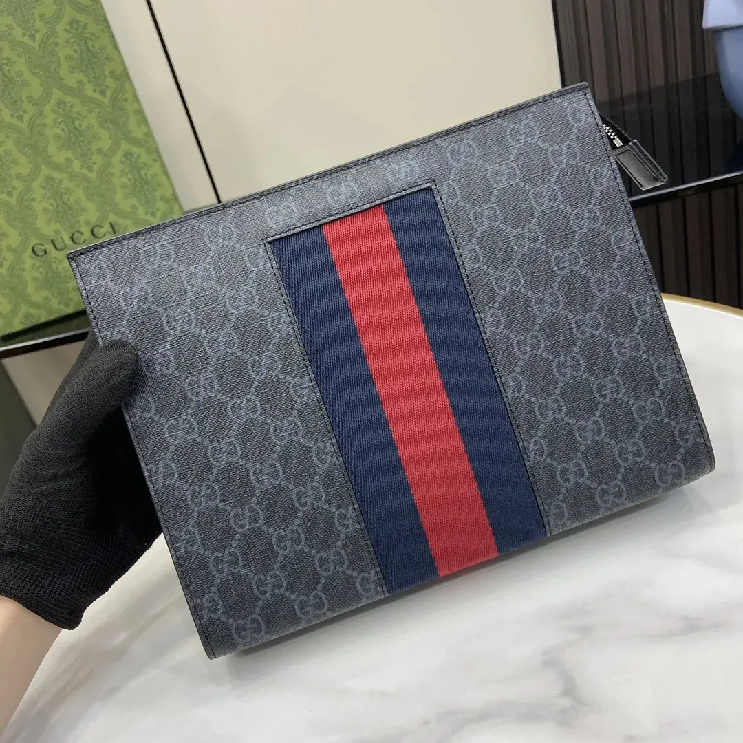 Gucci Black Ophidia GG Supreme Canvas Clutch product photo from LabelPicks