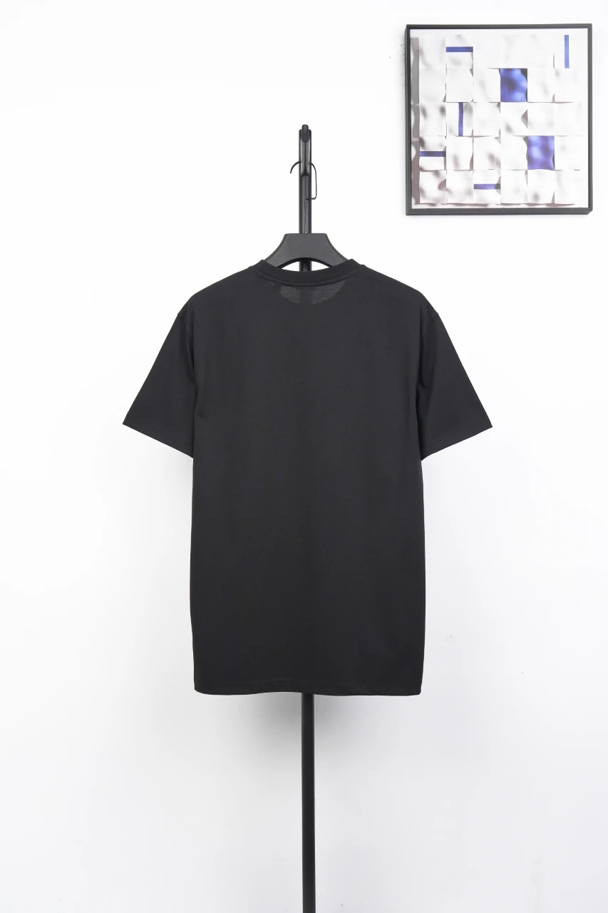 Burberry Black Arched Letter Equestrian Knight Print T-Shirt product photo from LabelPicks