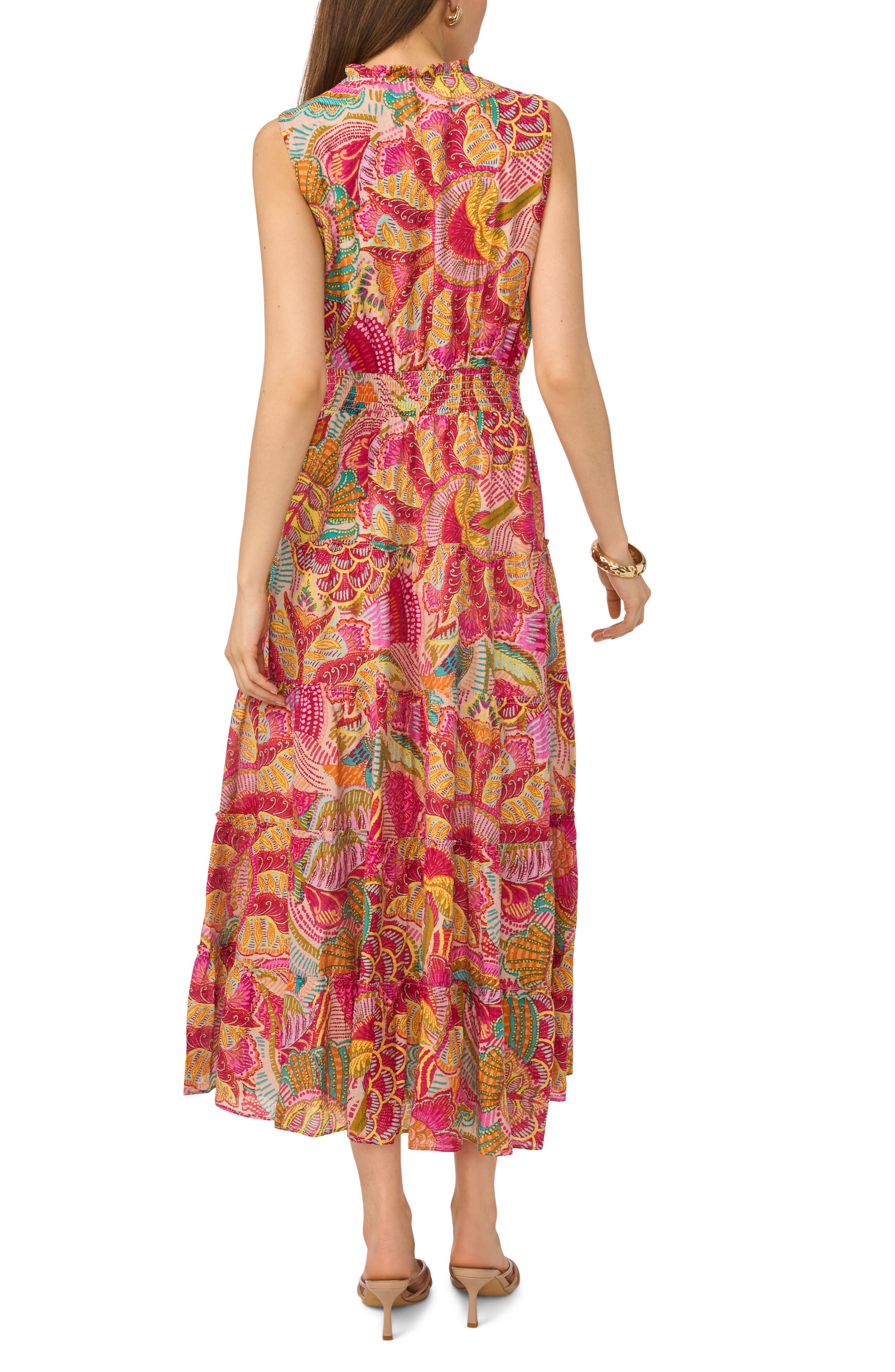 Halogen® Smocked Tiered Sundress