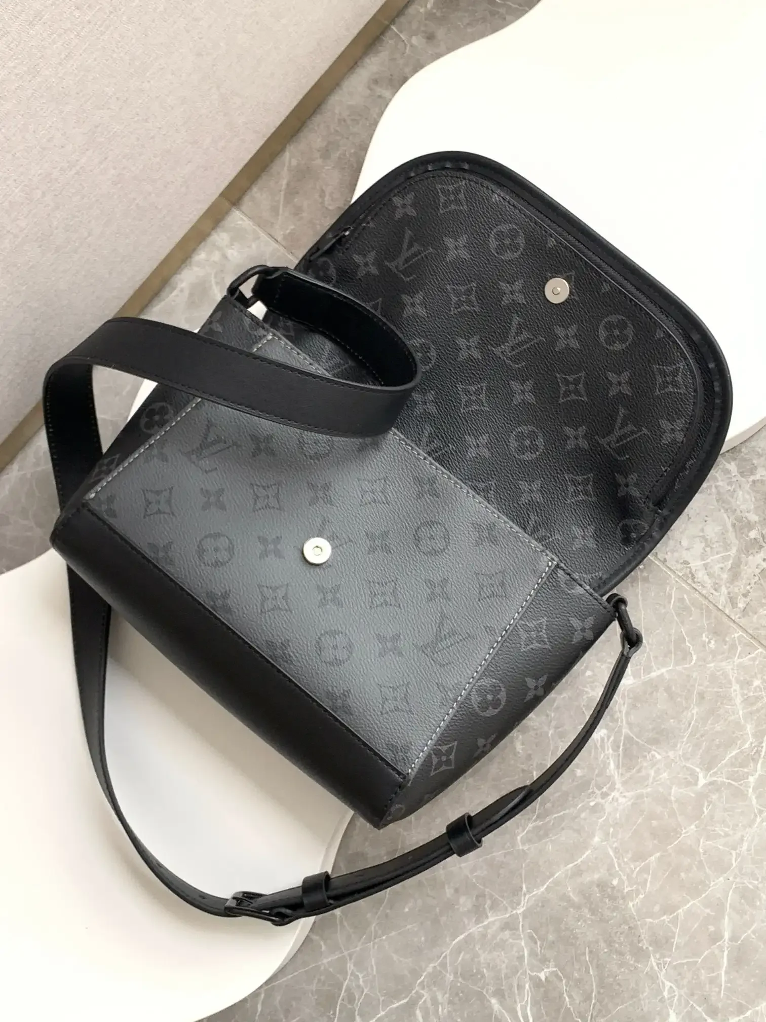 Louis Vuitton Canvas and Leather Crossbody Bag product photo from LabelPicks