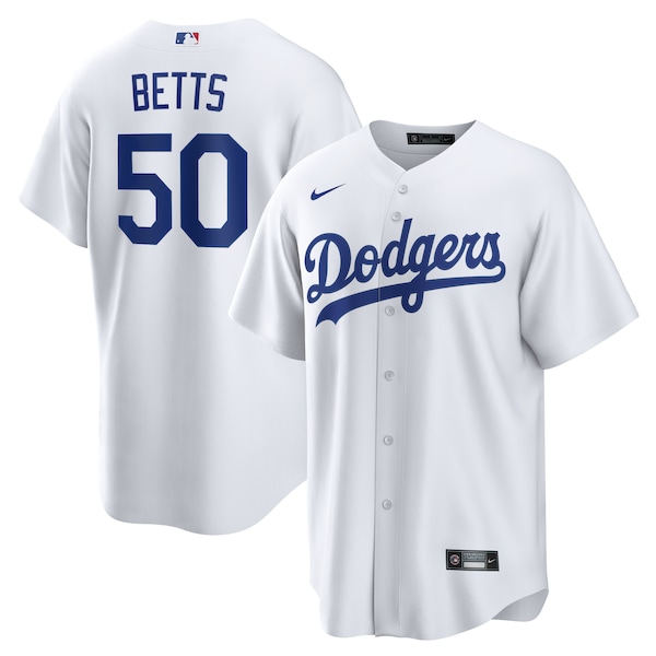 Mookie Betts Los Angeles Dodgers Nike Home Replica Player Name Jersey - White/Royal