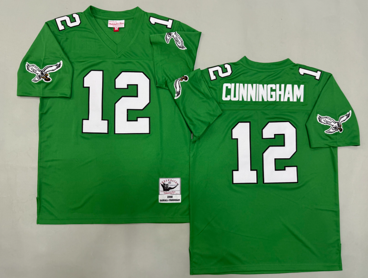 Randall Cunningham Philadelphia Eagles Authentic Throwback Retired Player Jersey