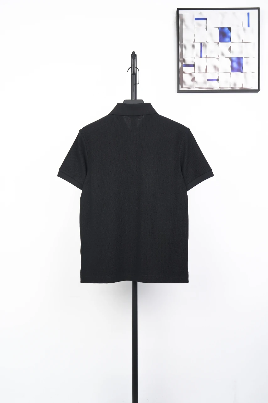 Burberry Black Equestrian Knight Embroidered Polo Shirt product photo from LabelPicks