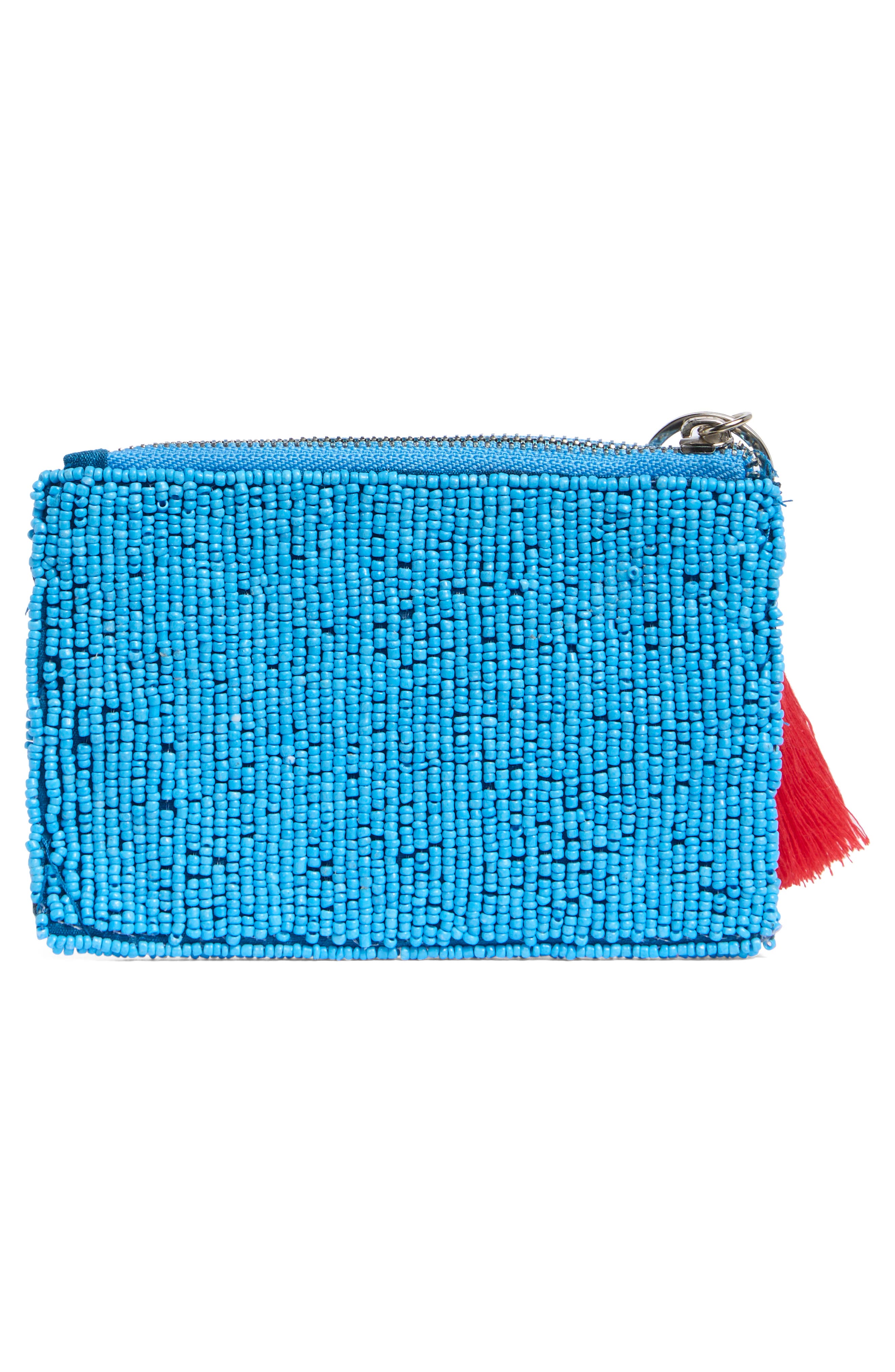 Collection XIIX Stripe Lemon Beaded Coin Pouch