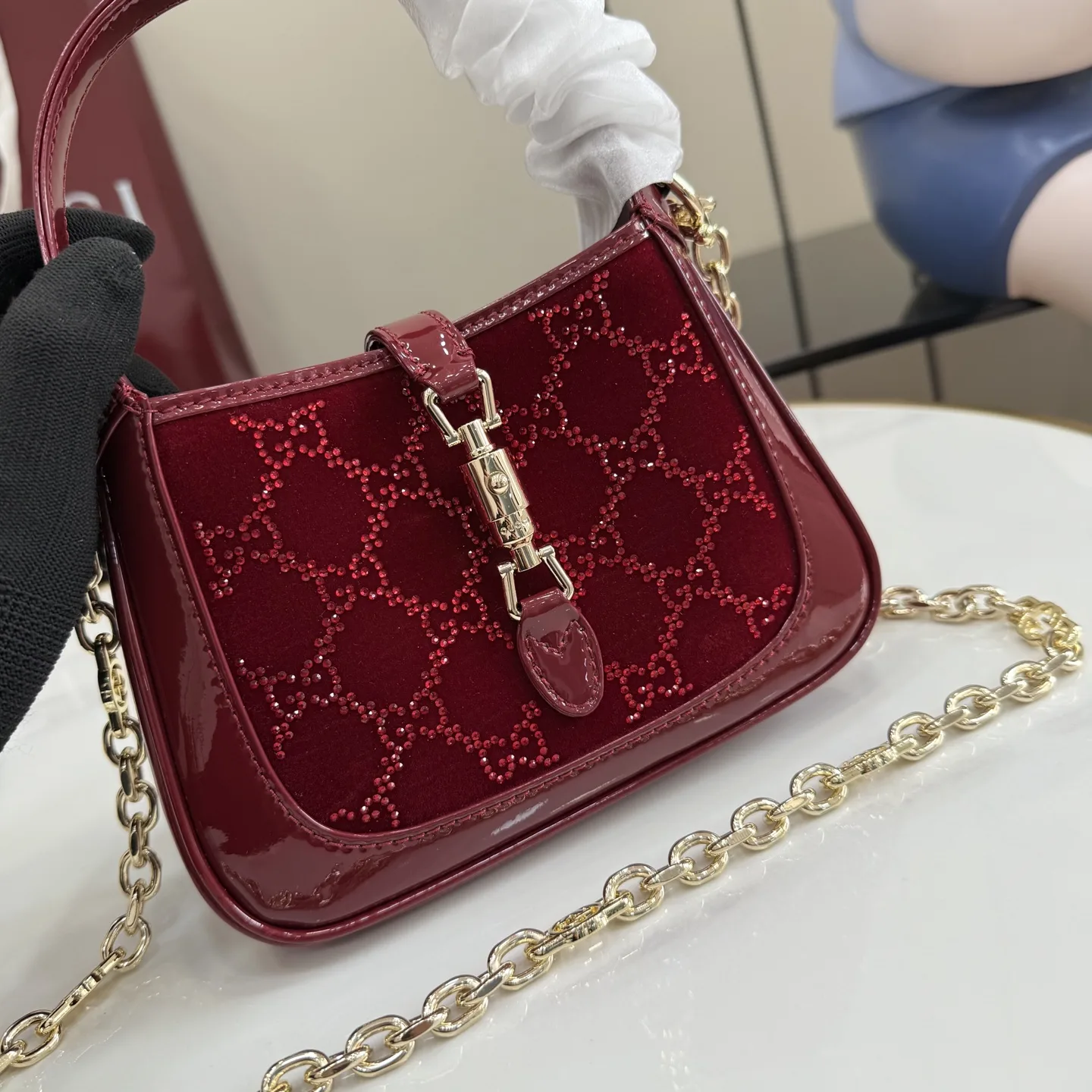 Gucci Satin Jackie Crossbody Bag product photo from LabelPicks