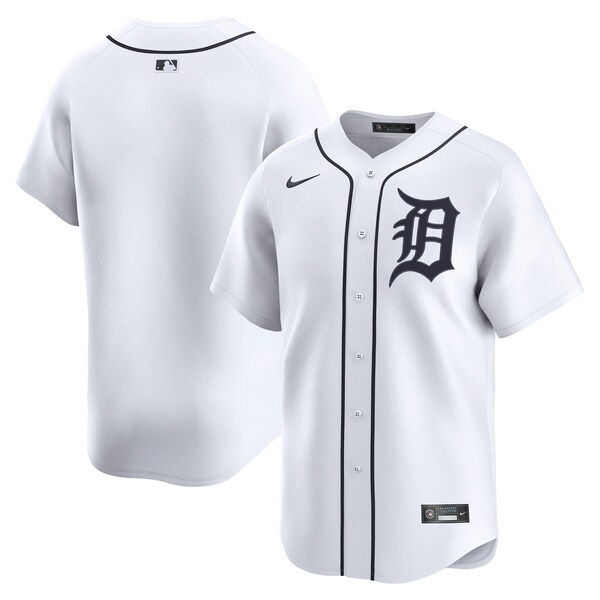 Detroit Tigers Nike Home Limited Jersey - White