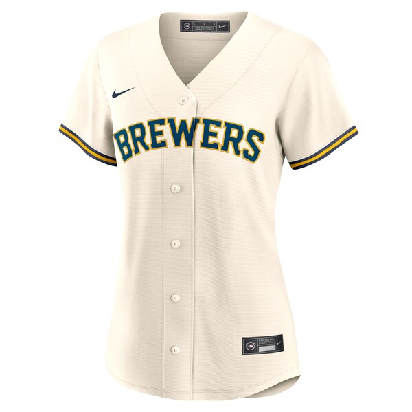 Christian Yelich Milwaukee Brewers Nike Women's Home Replica Jersey - White