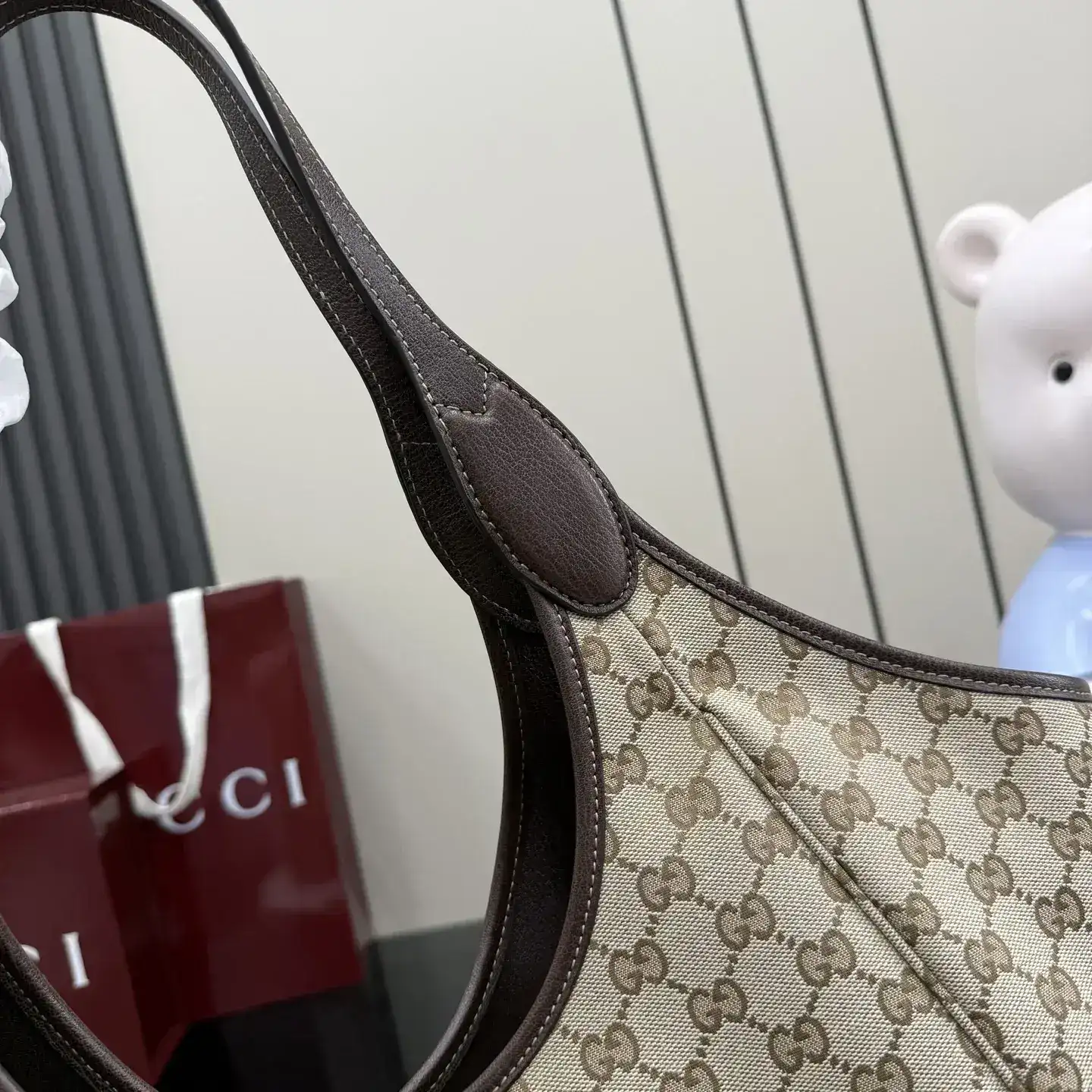 Gucci Brown Quilted Leather Tote Bag product photo from LabelPicks