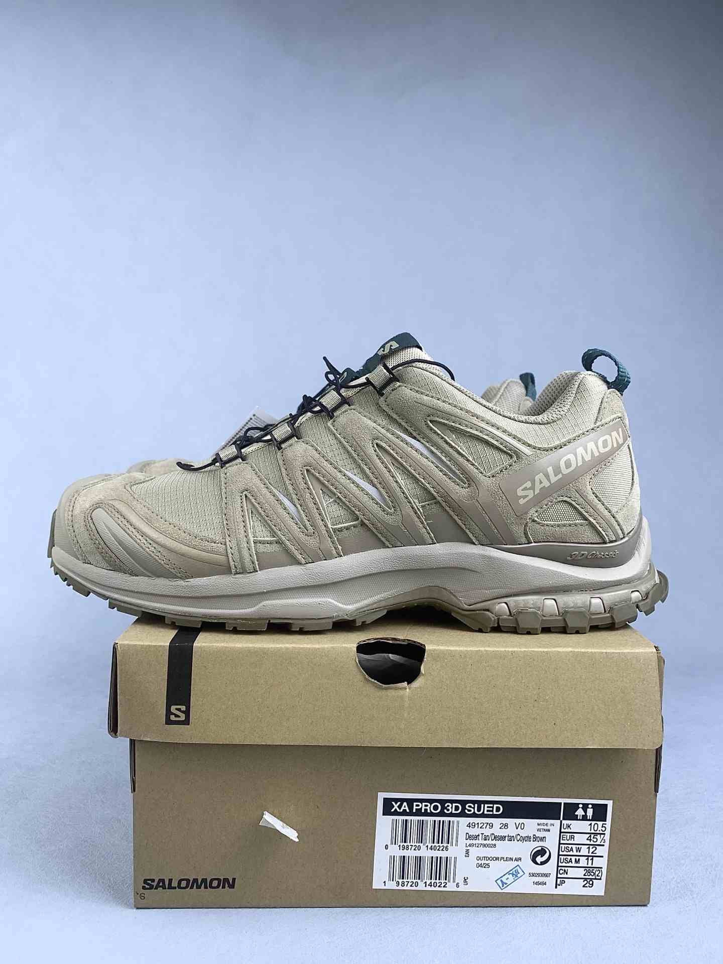 Salomon XA Pro 3D SUEDE “Desert Tan Coyote Brown” Shoes