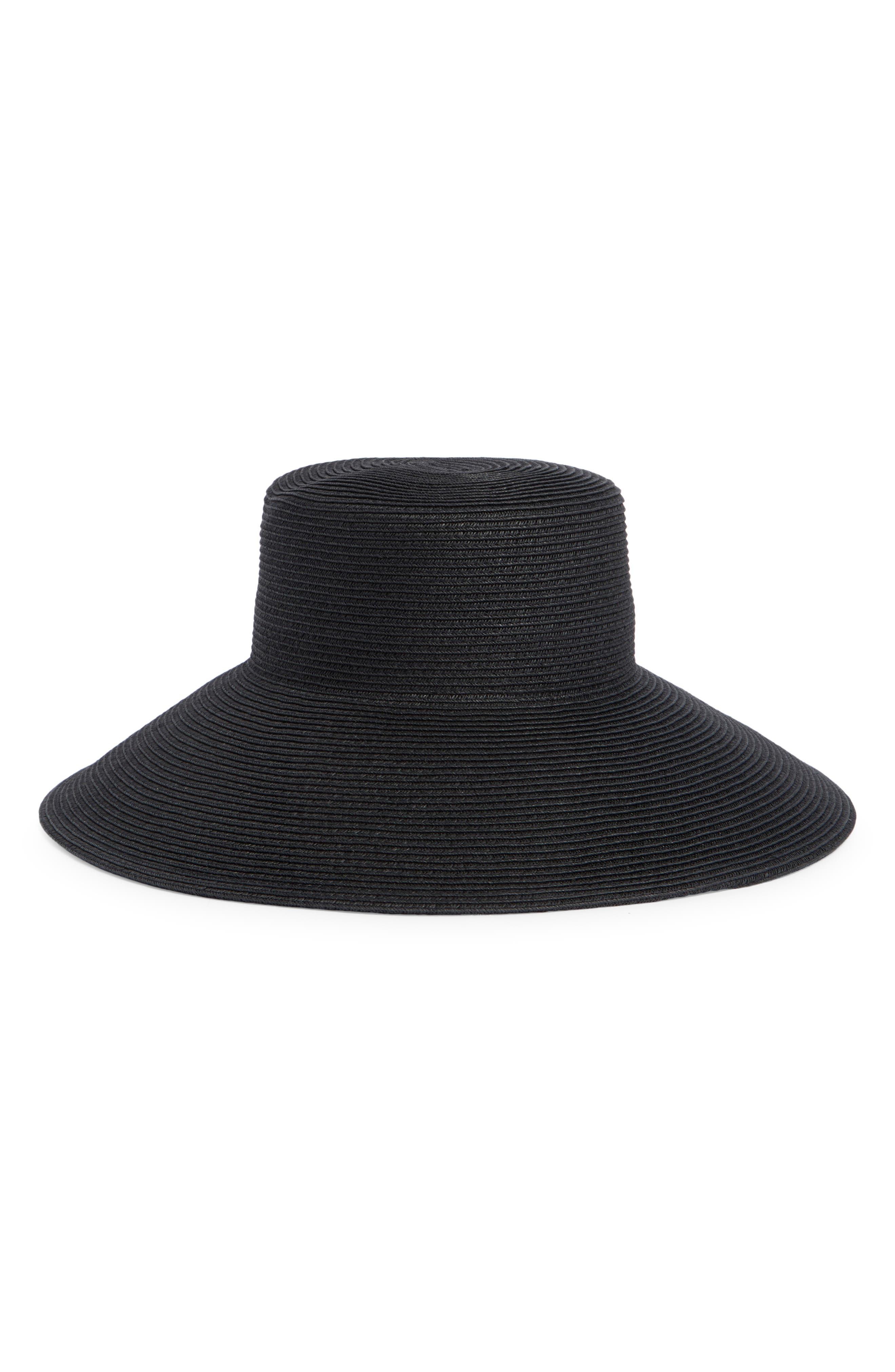 Vince Camuto Down Brim Straw Floppy Hat