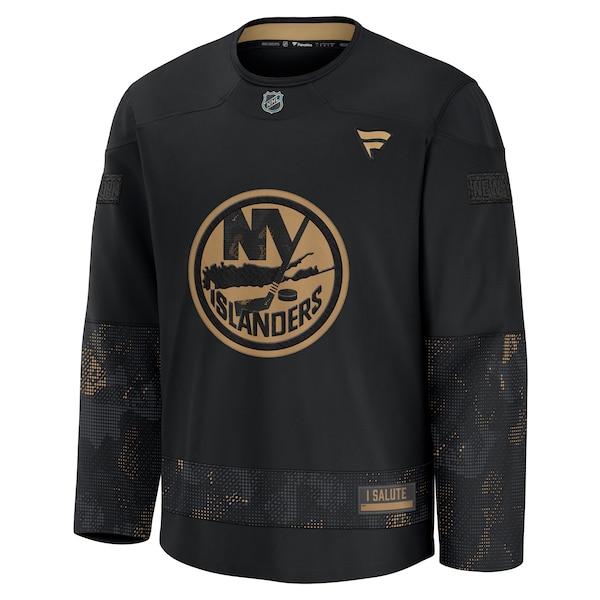 New York Islanders  2024 Military Appreciation Practice Jersey - Black