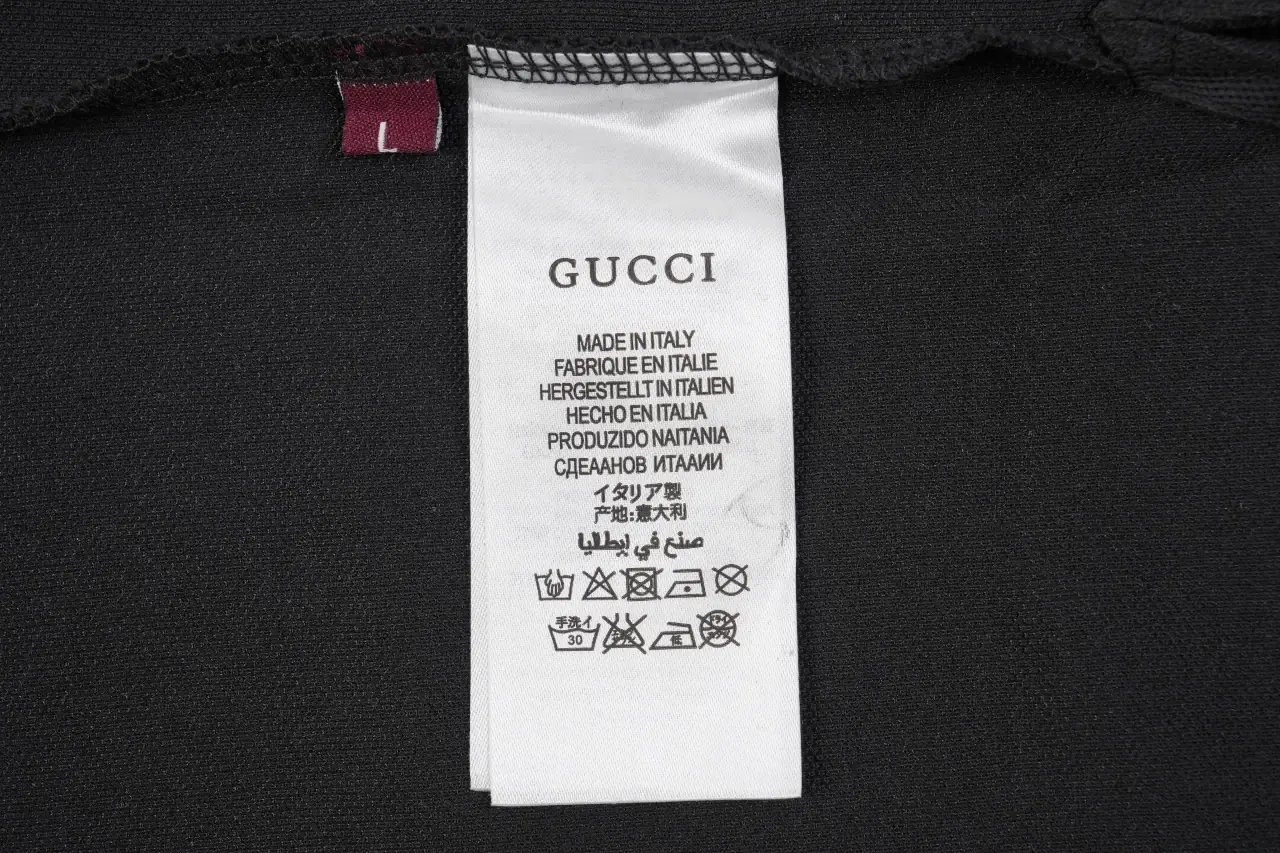 GUCCI Black Mini GG Pocket Polo Shirt product photo from LabelPicks