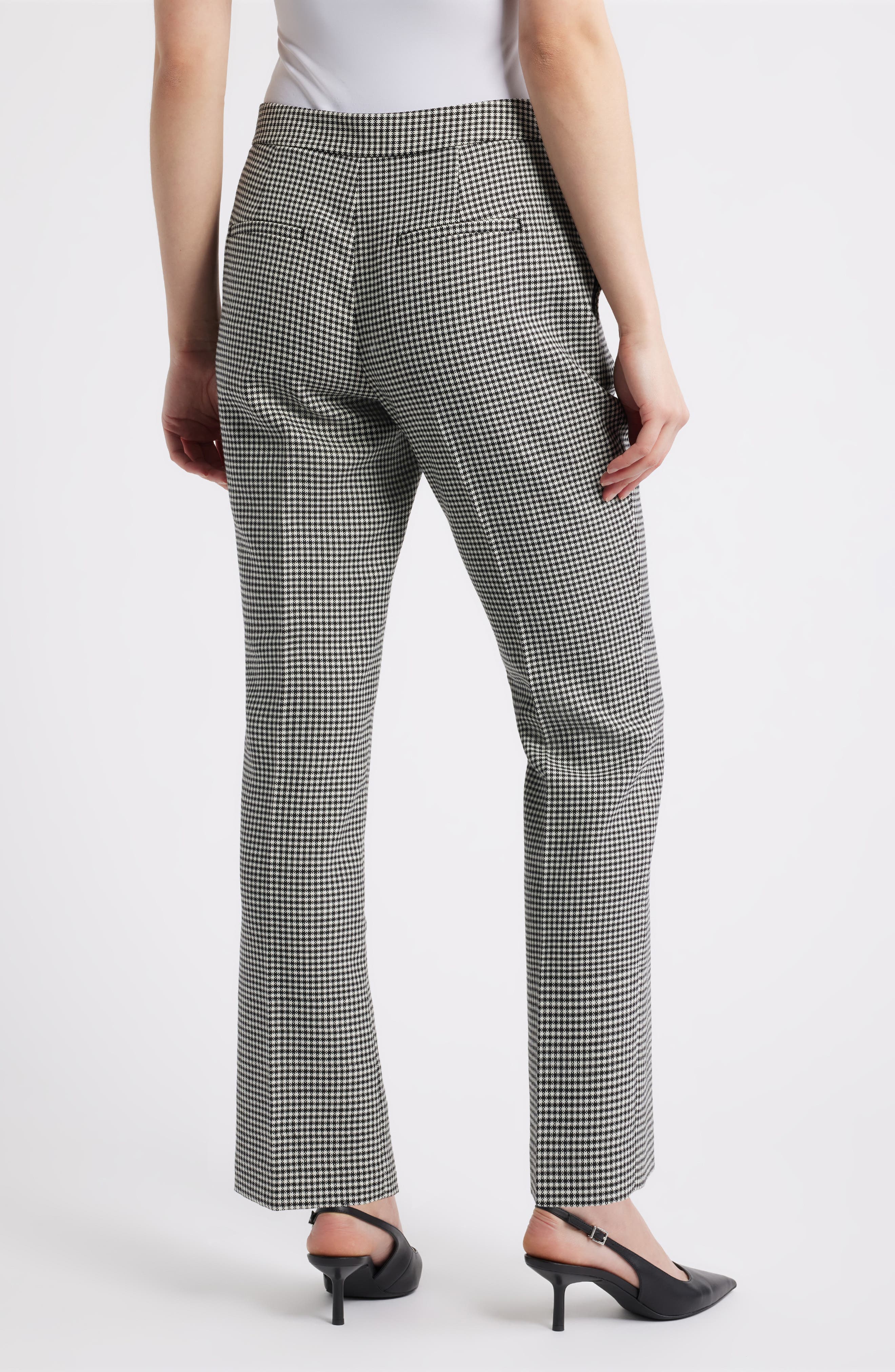 Elie Tahari The Greta Wool Blend Check Pants