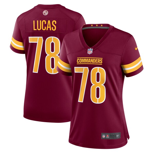 Cornelius Lucas Washington Commanders Nike Women's  Game Jersey -  Burgundy