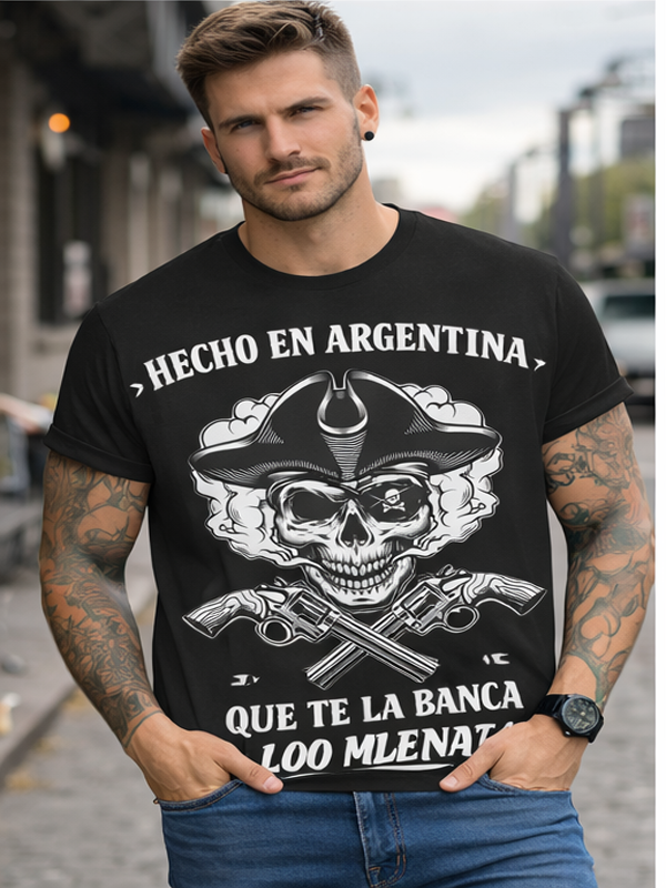 Remera “Pirata Urbano” – Calle y Calavera