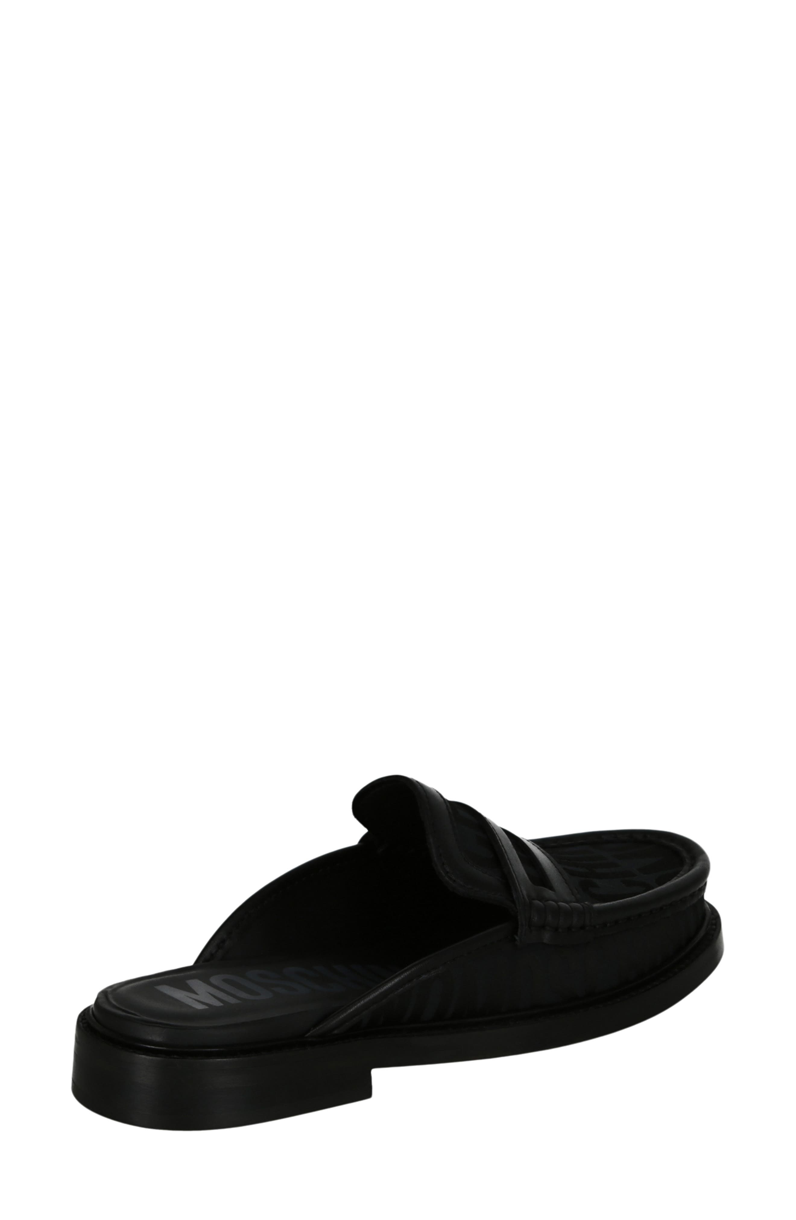 Moschino Canvas Slipper Mule