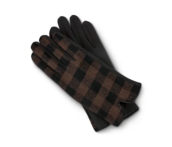 Handschuhe im Materialmix