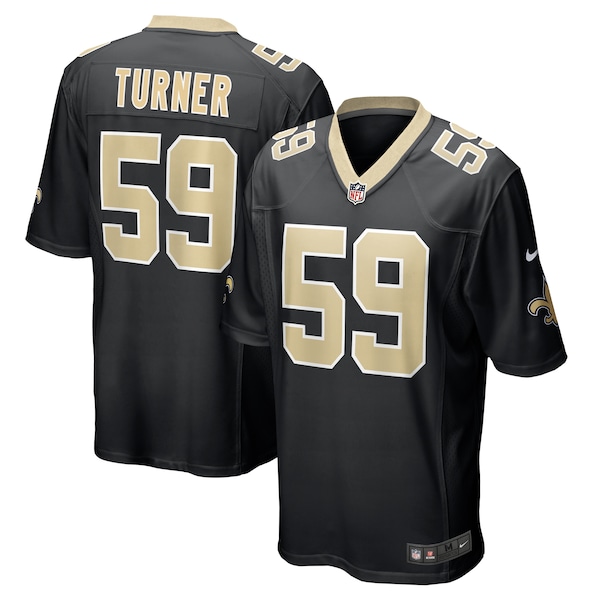 Trai Turner New Orleans Saints Nike Team Game Jersey -  Black