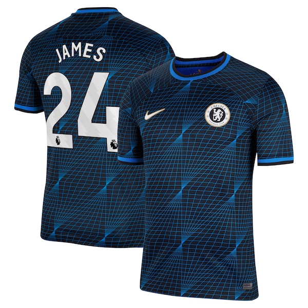 Reece James Chelsea Nike 2023/24 Away Stadium Replica Player Jersey - Navy/Blue/Mint