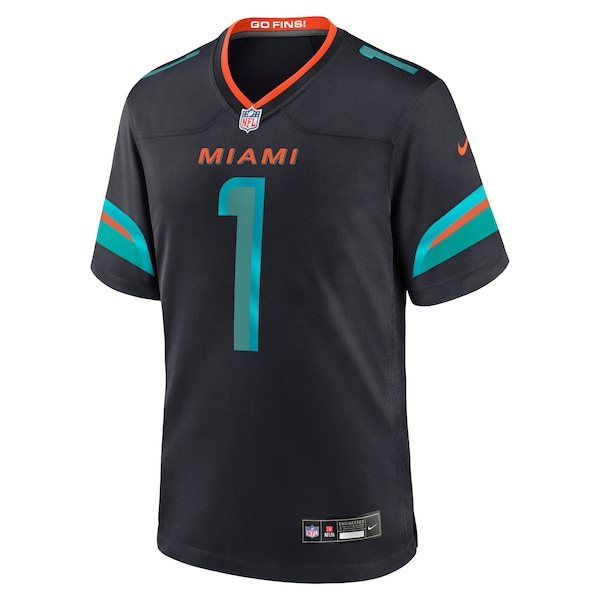 Tua Tagovailoa Miami Dolphins Nike 2025 Rivalries Collection Game Jersey - Pitch Blue