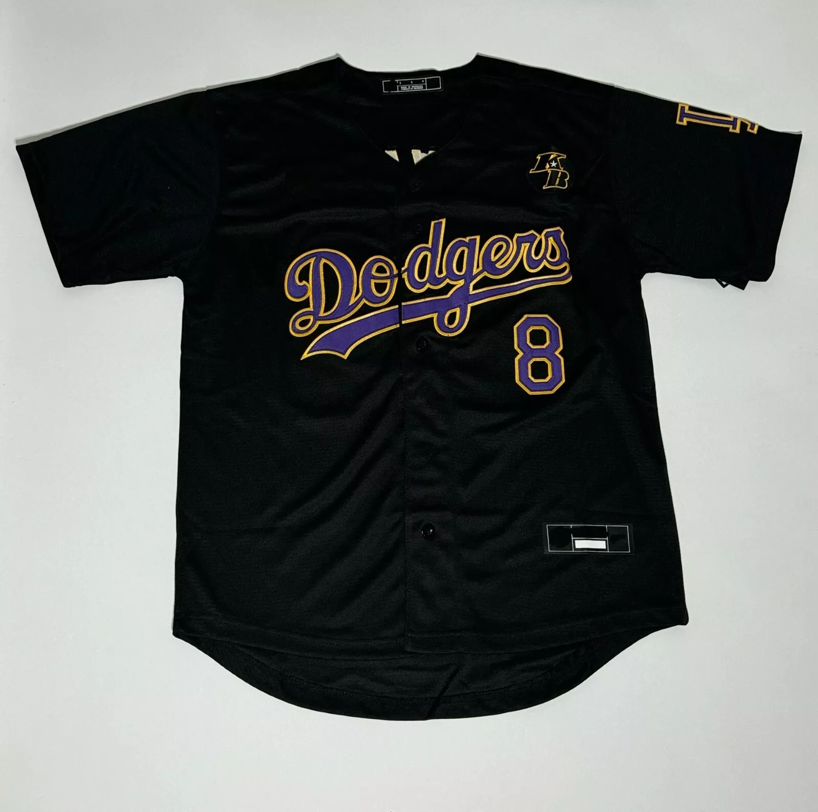 Kobe Bryant Legend Los Angeles Dodgers 8/24 Special Jersey – Black
