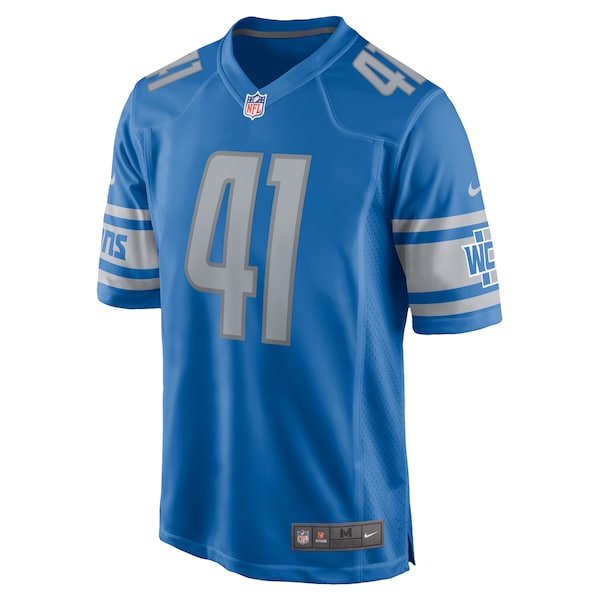 James Houston Detroit Lions Nike  Game Jersey -  Blue