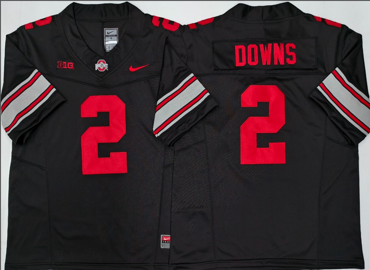 Jaxon Downs NCAA Ohio State Buckeyes Nike Vapor Limited Jersey