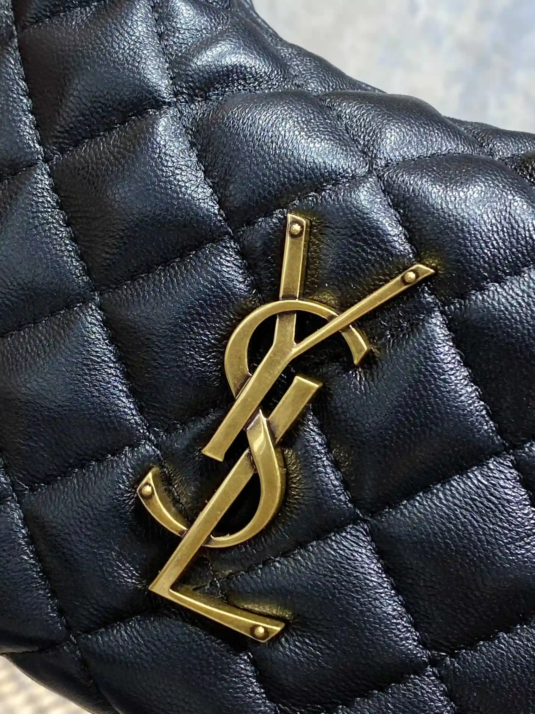 Saint Laurent Quilted Leather Hobo Bag product photo from LabelPicks