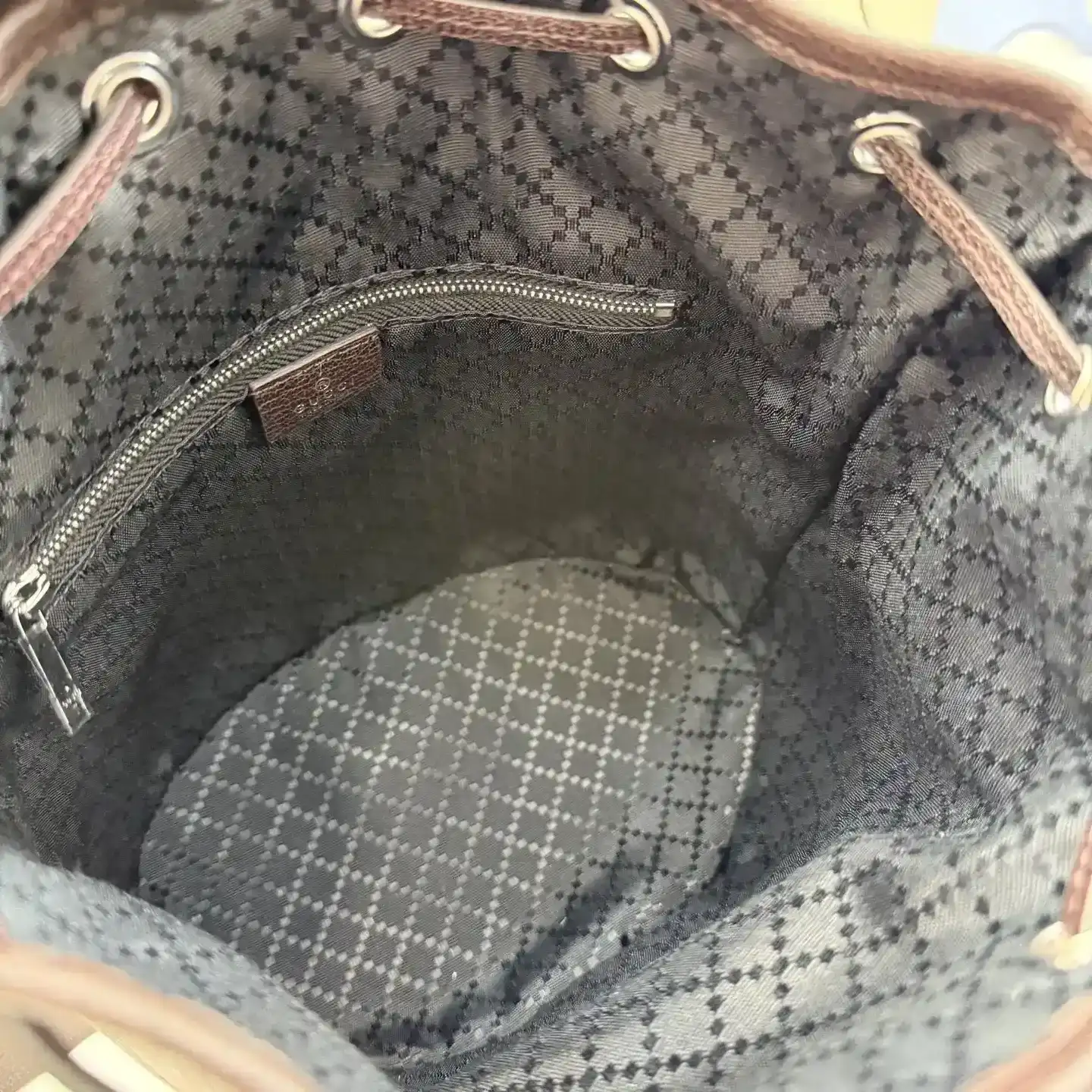 Gucci Brown Generation Canvas and Leather Crossbody Bag product photo from LabelPicks
