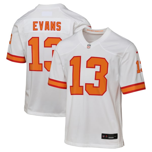 Mike Evans '76 Tampa Bay Buccaneers Youth  Game Jersey - White