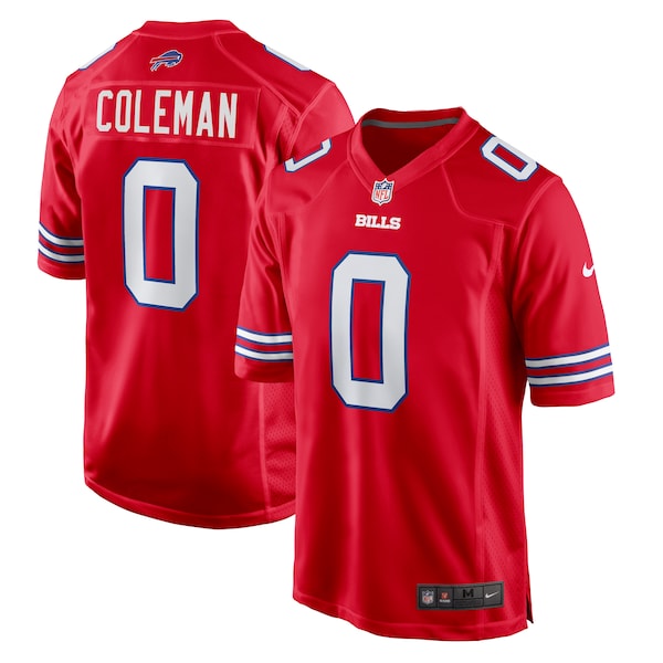 Keon Coleman Buffalo Bills Nike Alternate Game Jersey -  Red/White