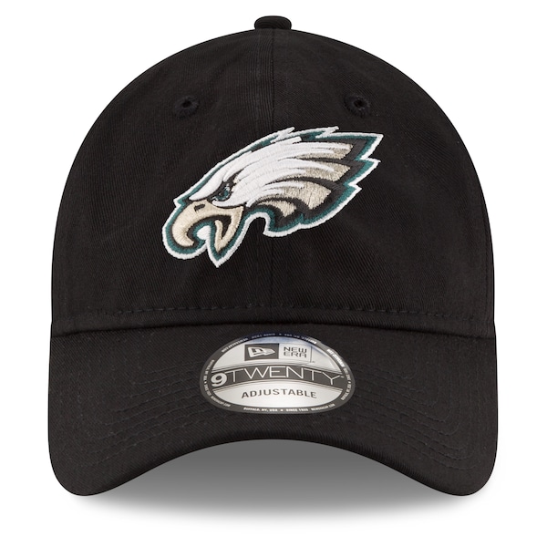 Philadelphia Eagles New Era Super Bowl LIX Champions Side Patch 9TWENTY Adjustable Hat - Black