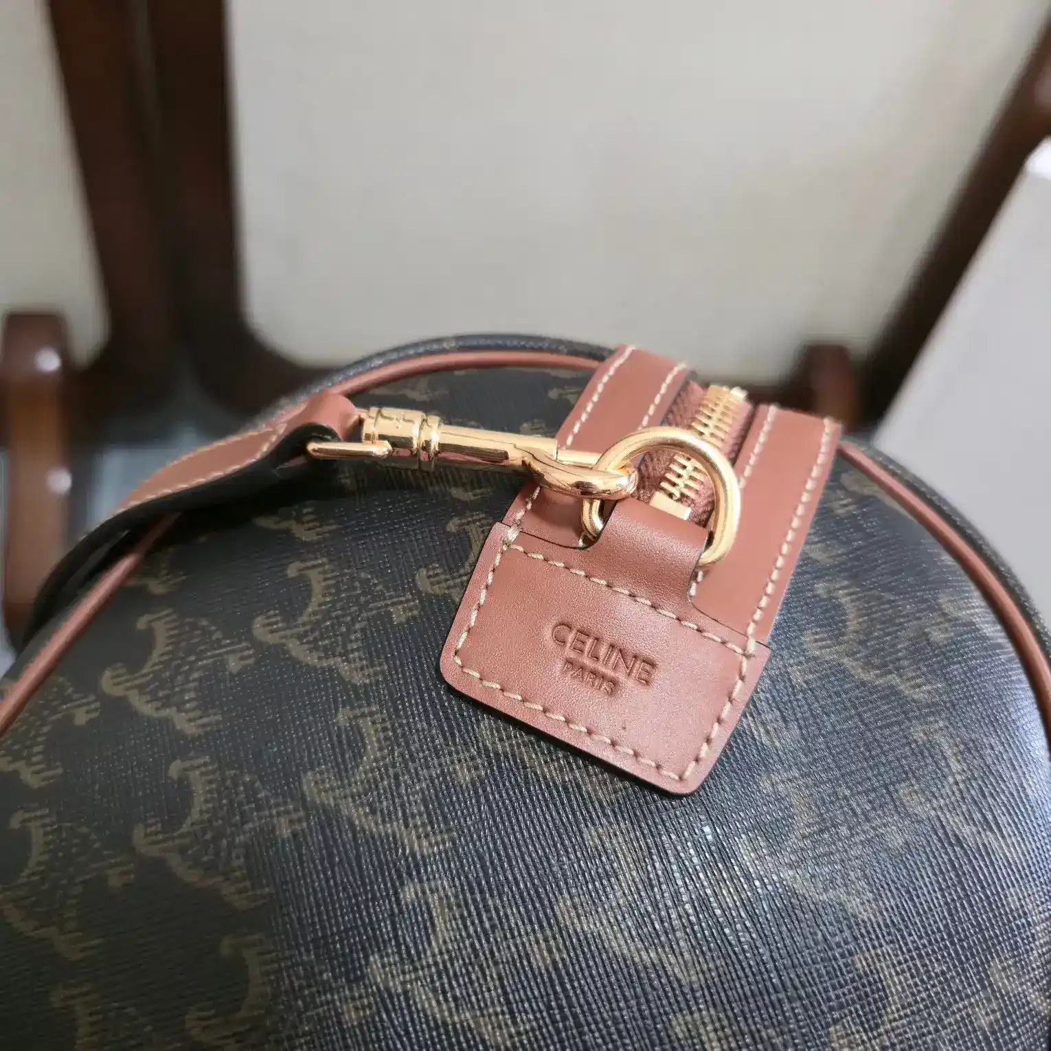 Celine Triomphe Canvas Top Handle Bag product photo from LabelPicks