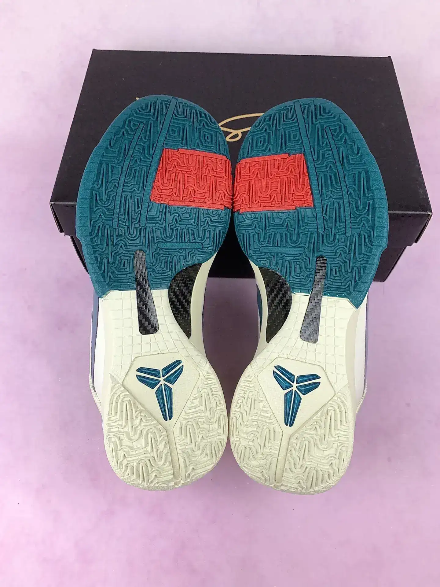Kobe 5 Protro x Caitlin Clark 'Coconut Milk and Bright Spruce' Shoes product photo from LabelPicks