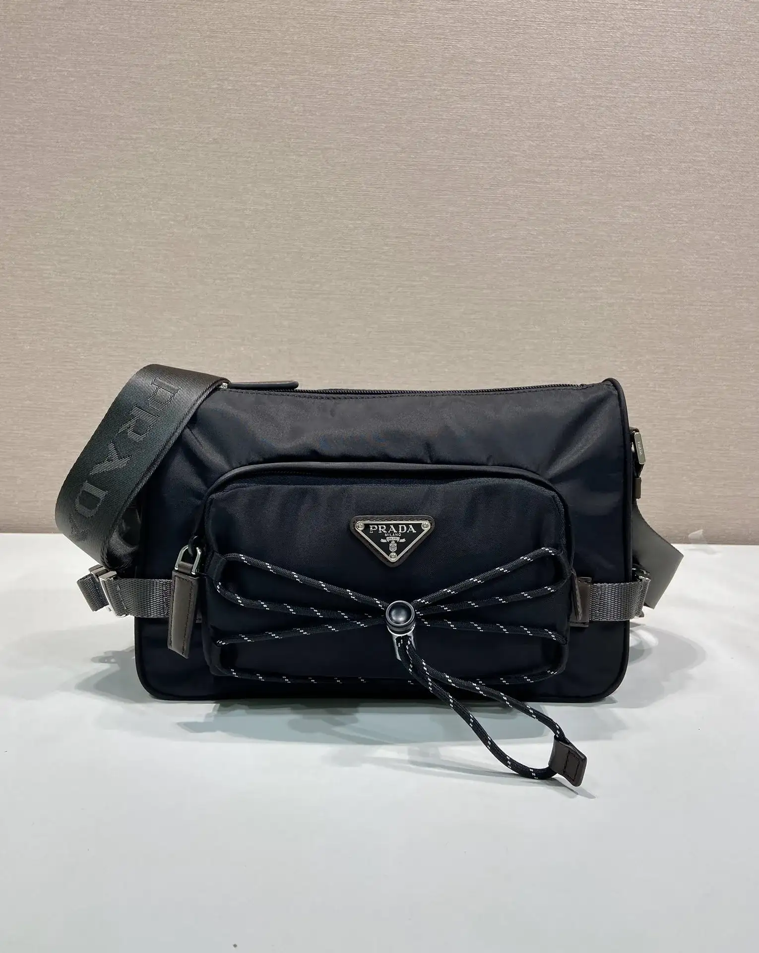 Prada Woven Leather Crossbody Bag product photo from LabelPicks