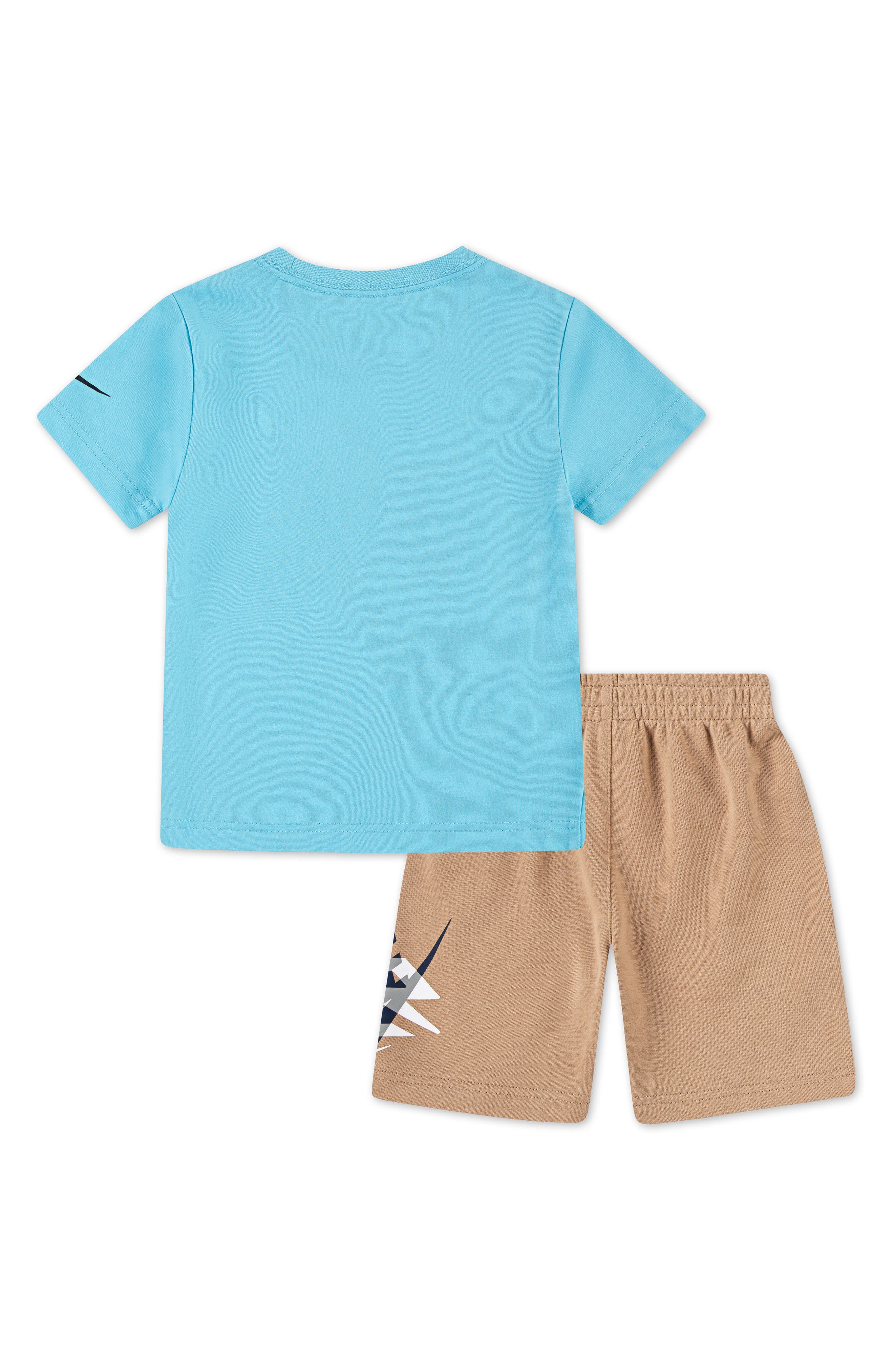 3 Brand Icon Duo Logo Graphic T-Shirt & Shorts Set