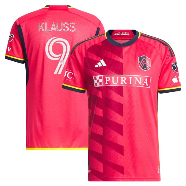 João Klauss St. Louis City SC adidas 2023 The Spirit Kit Authentic Jersey - Red